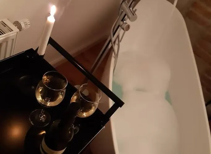 בית נופש Ferienloft Ottos Werkstatt Mit Saunafass *